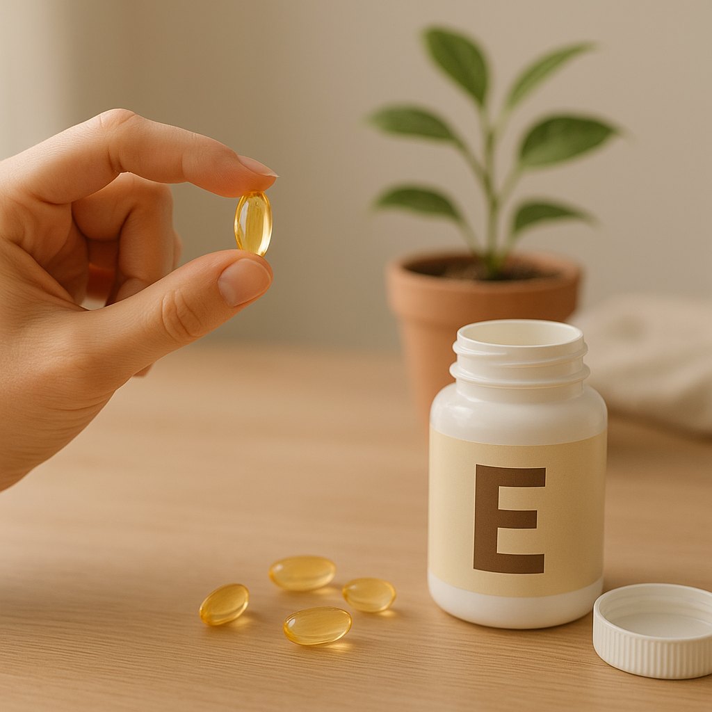 Nahrungsergänzung im Blick: Vitamin E
